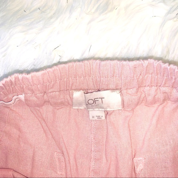 LOFT linen embroidered hummingbird shorts - Picture 2 of 4